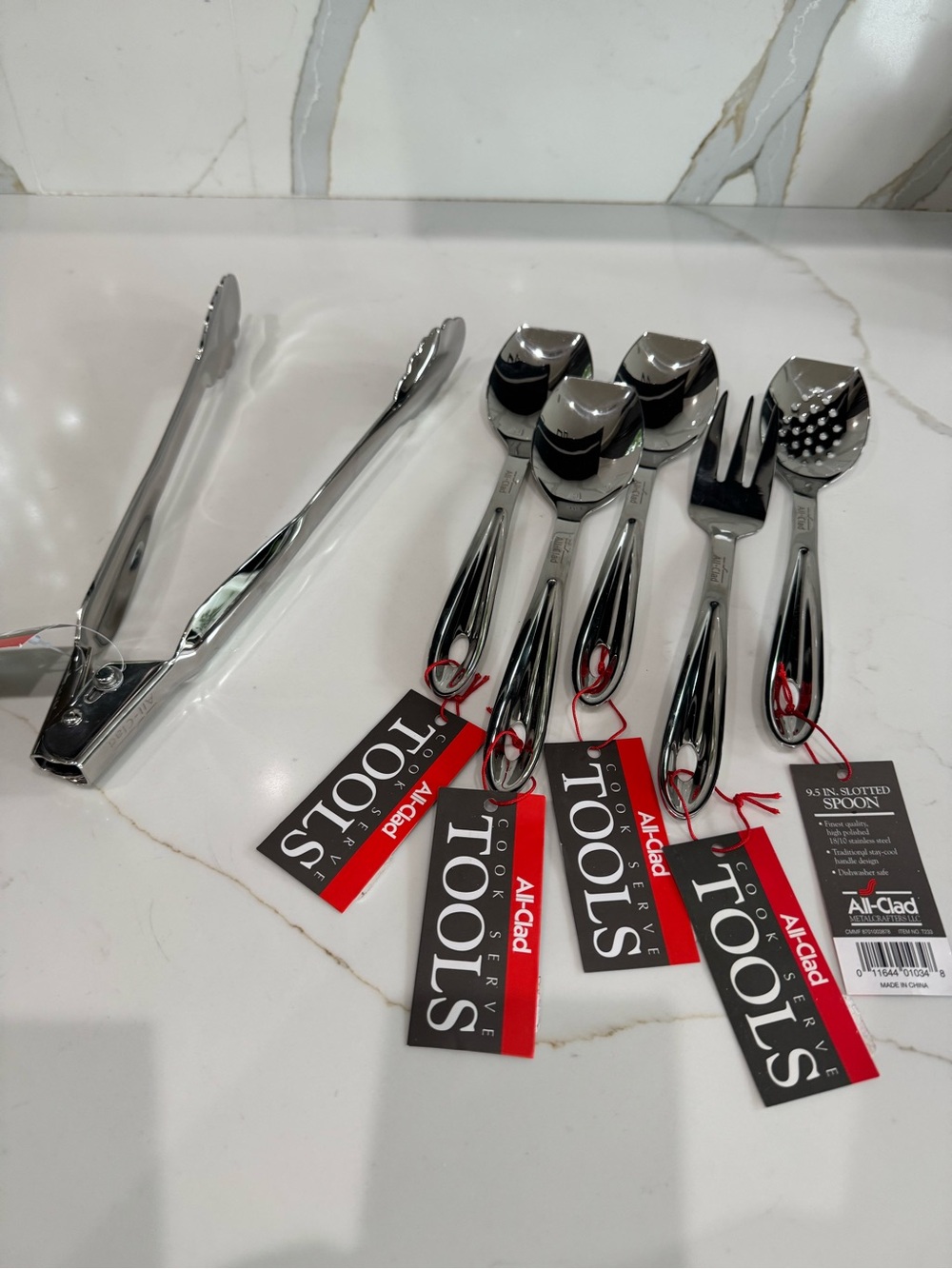 All-Clad Stainless Steel Serving Tool Set - Polished Silver